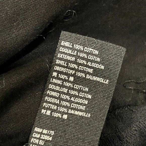 Free People Rowan Cotton Double Breasted Blazer, Black S - Picture 5 of 11